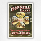 H McNeill Ltd Larne poster - North of Ireland travel poster - c1900