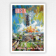 Houston Delta Air Lines poster - Jack Laycox
