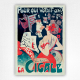 La Cigale Pour qui votait-on poster - Jules Grün - 1898