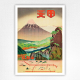 Mount Fuji travel poster - Fields of Colour, Yamanashi Prefecture - c1935
