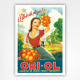 Ori-ol advertising poster - vintage food & drink poster - ¡Libre de plagas!