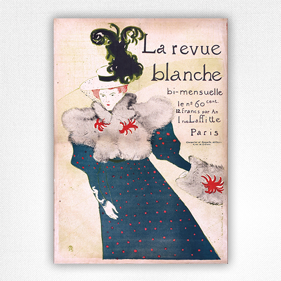 La Revue Blanche poster - Toulouse Lautrec - 1895 - Maitres de l'Affiches Pl 82