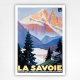 La Savoie Poster - Roger Broders - PLM Railway Poster - Mont Blanc Wall Art - 1930
