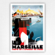 Marseille Travel poster - Porte de l'Afrique du Nord poster - Roger Broders