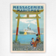 Messageries Maritimes poster - Japon Extréme-Orient travel poster - Sandy Hook - 1920