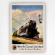 North Coast Limited poster Montana Rockies - Krollman - 1929