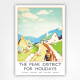 The Peak District for Holidays poster - Frank Sherwin - c1948
