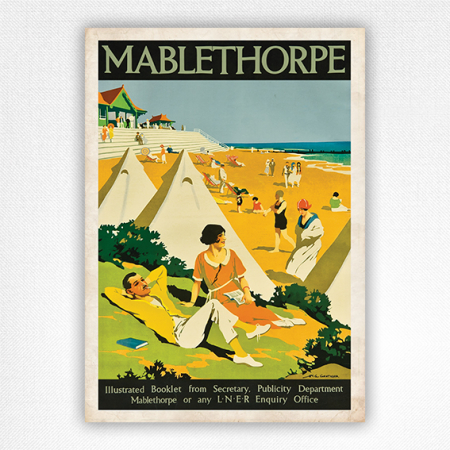 Mabelthorpe poster - LNER railway poster - Gawthorn - c1930