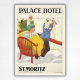 St Moritz Palace Hotel poster - Emil Cardinaux - 1922