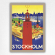 Stockholm poster - Swedish travel poster - Nils Donnér - 1936