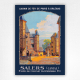 Salers Cantal poster - Pierre Commarmond - 1931