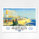 Hastings and St Leonards poster - Vintage BR poster - Daphne Padden - c1950