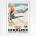 Combloux skiing poster - Teleski poster - Paul Ordiner - 1935