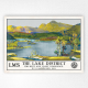 The Lake District poster - For Rest and Quiet Imaginings - LMS railway poster - S J Lamorna Birch - c1925