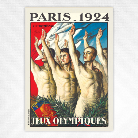 Paris 1924 Jeux Olympiques poster - Jean Droit