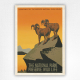 The National Parks Preserve Wildlife poster -WPA poster - J Hirt - 1939