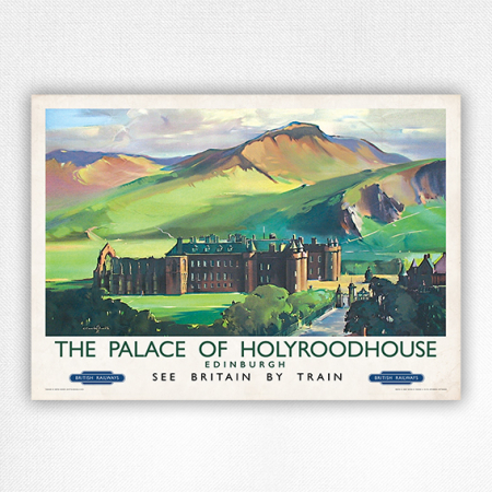 The Palace of Holyroodhouse poster - Claude Bucke - c1950