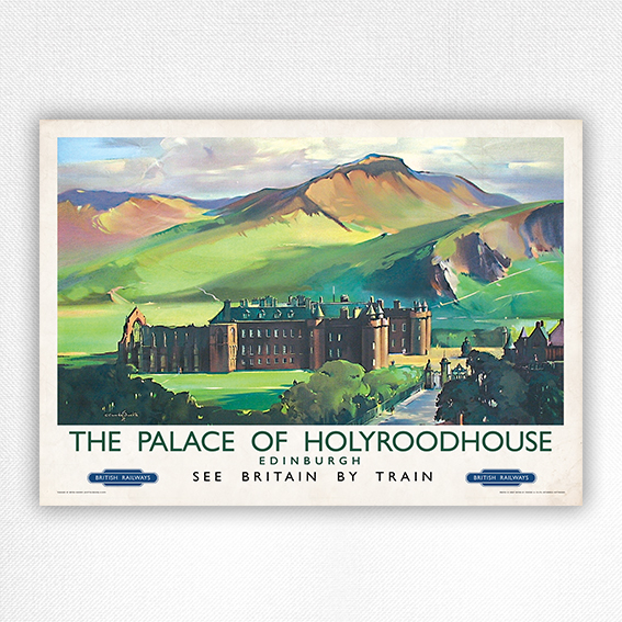 The Palace of Holyroodhouse poster - Claude Bucke - c1950