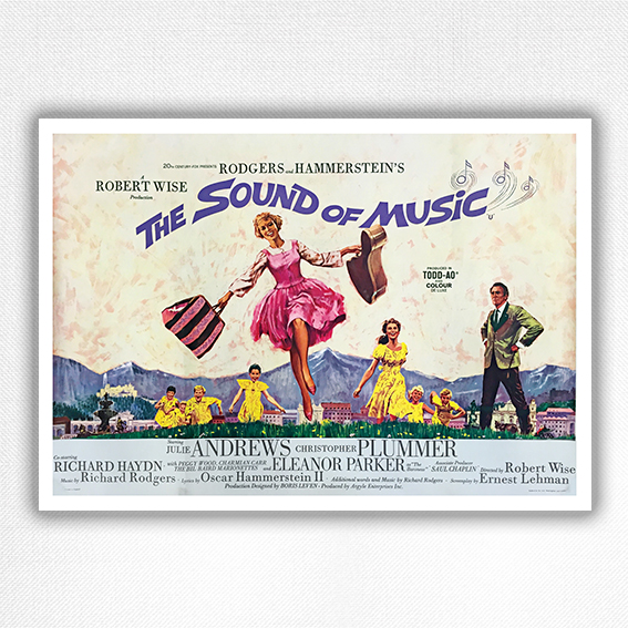 The Sound of Music film poster - Howard Terpning - 1965