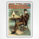 Sherlock Holmes theatre poster - William Gillette - 1900
