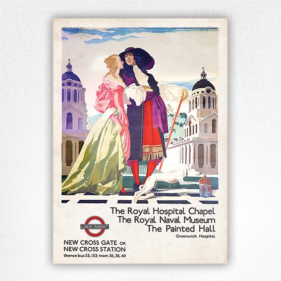 The Royal Hospital Chapel poster - London Transport poster - Johnson - 1935