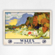 Wales GWR railway poster - Michael Reilly - 1930