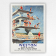 Weston-Super-Mare poster The Smile in Smiling Somerset - Septimus Scott - 1937