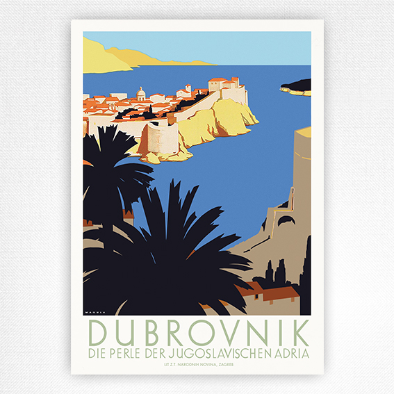 Dubrovnik Die Perle poster - Hans Wagula - 1935