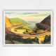 The Horseshoe Curve print - Pennysylvania Railroad - Grif Teller - 1950