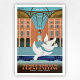 VSOE Milano poster - Orient Express wall art - Masseau