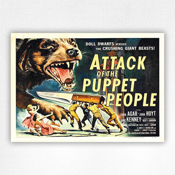 Attack of the Puppet People film poster - 1958