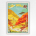 Autumn Red leaves at Yunoyama Onsen poster - c1930 (alt)
