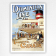 Dominion Line poster - Liverpool to Canada poster - 1904