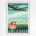 Swissair poster DC-4 HB-ILU - Bernhard Reber - 1948 Vintage Airline Poster