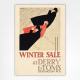 Winter Sale at Derry and Toms poster - Edward McKnight Kauffer - 1919