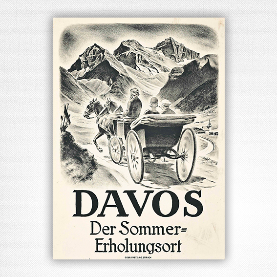 Davos The Summer Resort Poster - Carl Moos - 1926