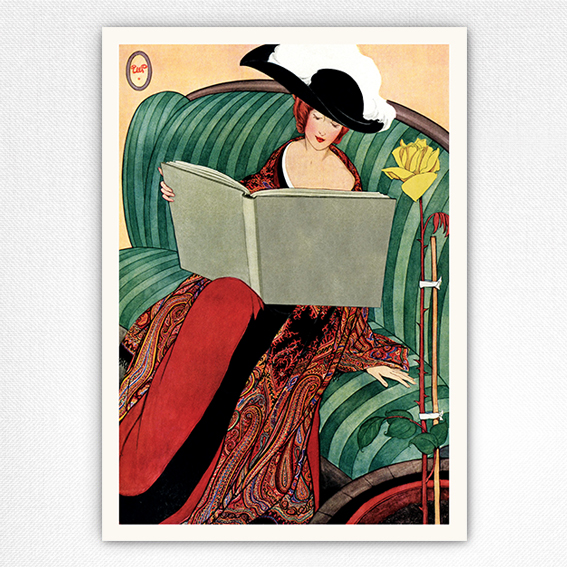 March 1912 Vogue Magazine cover poster - George Wolfe Plank