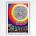 Mexico vintage travel poster Pride of Indian Culture featuring the Aztec Sun Stone - c1950