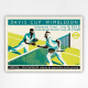 1936 Davis Cup Tennis poster - Wimbledon London Transport poster - Walter Goetz