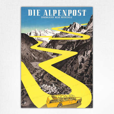 Die Alpenpost Poster