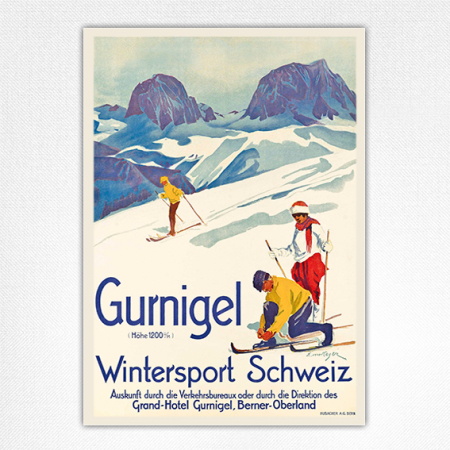 Gurnigel Wintersport SchweizPoster