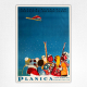 Planica Ski poster Yugoslavia skiing print - Sergei Pavlin