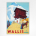 Wallis Schweiz Travel Poster