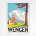 Wengen Vintage Travel Poster