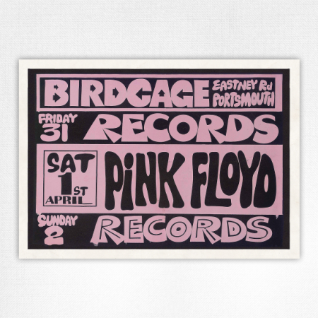 Pink Floyd Birdcage Concert Poster 1 April 1967