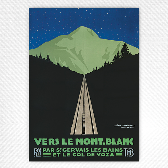 Vers Le Mont-Blanc night