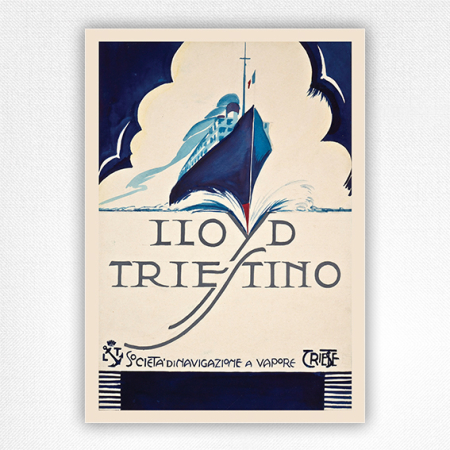 Lloyd Triestino shipping poster