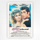 Grease is the Word film poster - John Travolta and Olivia Newton John - 1977