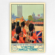 Visitez L'Angleterre travel poster Chemins de Fer & Southern Railway print - Maurice Toussaint