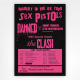 Sex Pistols Anarchy In The UK Poster, Woods Theatre Plymouth